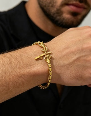 YSL Cassandre Éclat Chain Bracelet