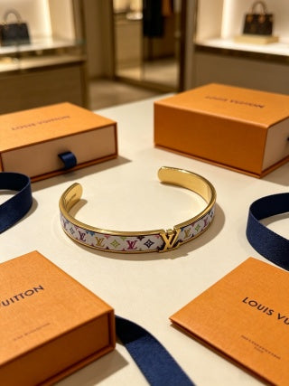Louis Vuitton Multicolor Monogram Open Cuff Bracelet