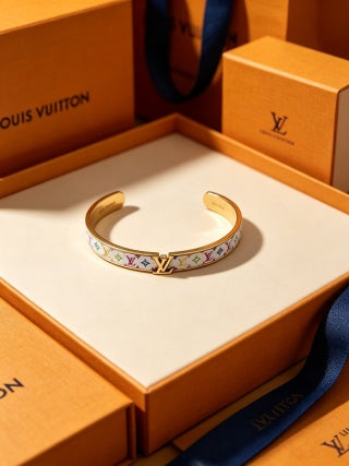 Louis Vuitton Multicolor Monogram Open Cuff Bracelet
