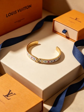 Louis Vuitton Multicolor Monogram Open Cuff Bracelet