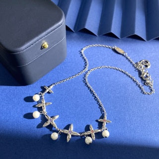 Louis Vuitton Pearl Star Bloom Layered Necklace