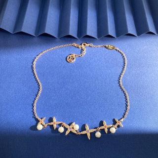 Louis Vuitton Pearl Star Bloom Layered Necklace