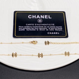 Chanel Elegant Signature Charm Chain Necklace