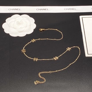 Chanel Elegant Signature Charm Chain Necklace