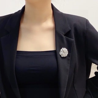 Chanel Elegant Camellia Flower Brooch