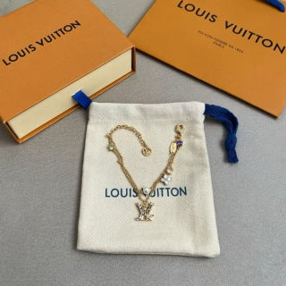 Louis Vuitton Pearl Blossom Charm Chain Bracelet