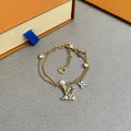 Louis Vuitton Pearl Blossom Charm Chain Bracelet