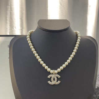 Chanel Elegant Pearl CC Pendant Necklace
