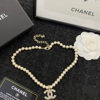 Chanel Elegant Pearl CC Pendant Necklace