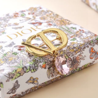 Dior Éclat Gemstone Ribbon Brooch