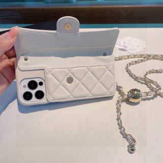 Chanel Elegant Quilted Crossbody Phone Case