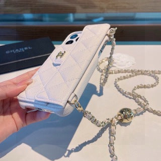 Chanel Elegant Quilted Crossbody Phone Case