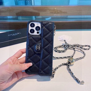 Chanel Elegant Quilted Crossbody Phone Case