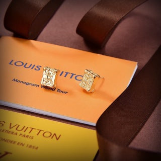 Louis Vuitton Trunk Miniature Stud Earrings
