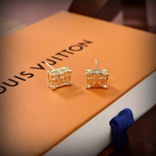 Louis Vuitton Trunk Miniature Stud Earrings