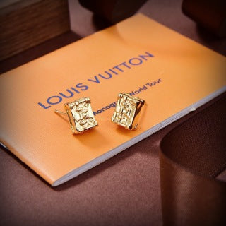 Louis Vuitton Trunk Miniature Stud Earrings