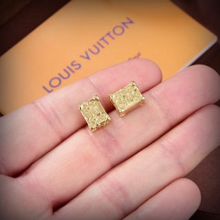 Louis Vuitton Trunk Miniature Stud Earrings
