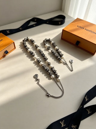 Louis Vuitton Pearl Monogram Bead Charm Bracelet