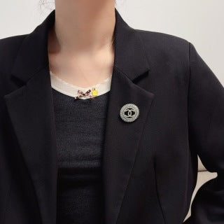 Chanel Radiant Crystal Halo CC Brooch
