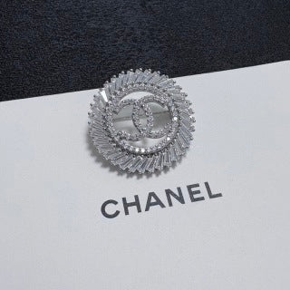 Chanel Radiant Crystal Halo CC Brooch