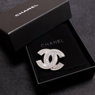 Chanel Sparkling Double C Statement Brooch