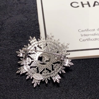 Chanel Radiant Sunburst Crystal Brooch