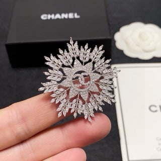 Chanel Radiant Sunburst Crystal Brooch