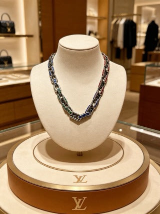 Louis Vuitton Prism Link Statement Necklace