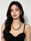Louis Vuitton Golden Fusion Chain Necklace