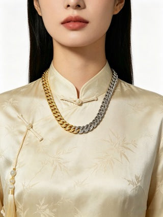 Louis Vuitton Golden Fusion Chain Necklace