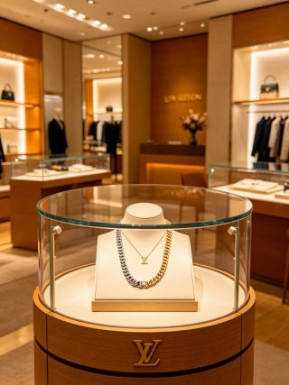 Louis Vuitton Golden Fusion Chain Necklace