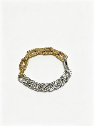 Louis Vuitton Dual Tone Heritage Link Bracelet