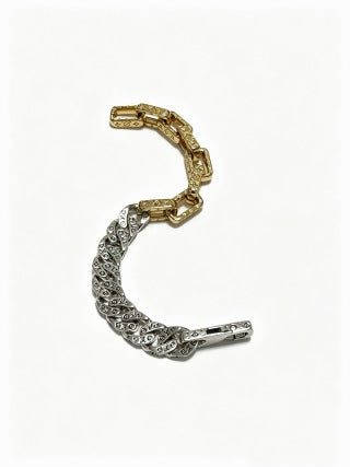 Louis Vuitton Dual Tone Heritage Link Bracelet