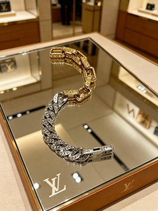 Louis Vuitton Dual Tone Heritage Link Bracelet