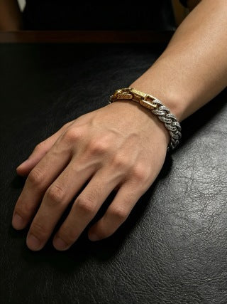 Louis Vuitton Dual Tone Heritage Link Bracelet