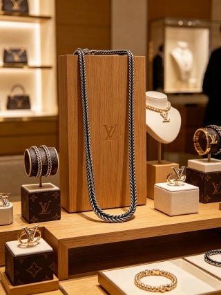 Louis Vuitton Cobra Link Chain Necklace