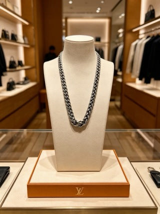 Louis Vuitton Interlock V Chain Necklace