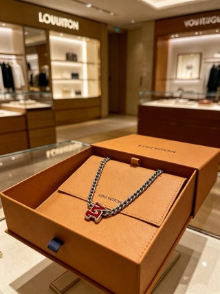 Louis Vuitton Ruby Monogram Pendant Necklace