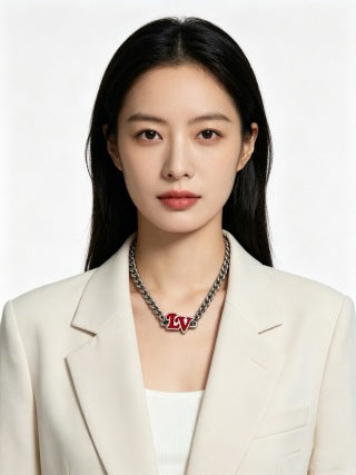 Louis Vuitton Ruby Monogram Pendant Necklace