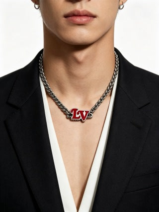 Louis Vuitton Ruby Monogram Pendant Necklace