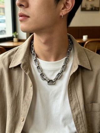 Louis Vuitton Heritage Monogram Statement Necklace
