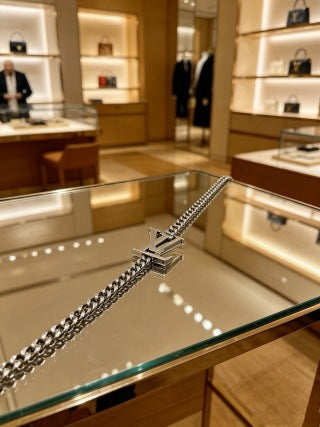 Louis Vuitton Monogram Edge Chain Necklace