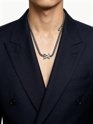 Louis Vuitton Monogram Edge Chain Necklace