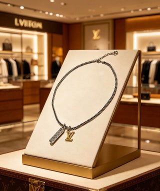 Louis Vuitton Iconic Duo Tag Necklace