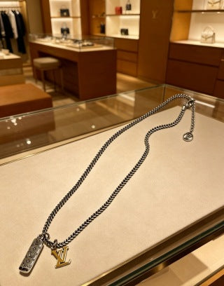 Louis Vuitton Iconic Duo Tag Necklace