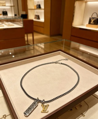 Louis Vuitton Iconic Duo Tag Necklace