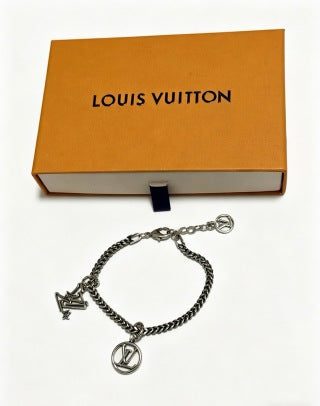Louis Vuitton Emblem Charm Chain Bracelet