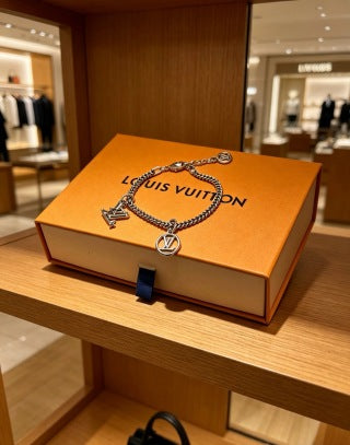 Louis Vuitton Emblem Charm Chain Bracelet