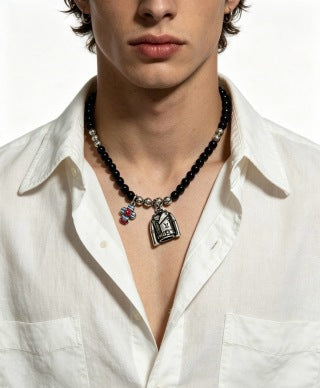 Louis Vuitton Midnight Pearl Pendant Necklace