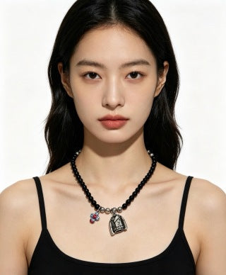 Louis Vuitton Midnight Pearl Pendant Necklace